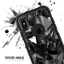 Black 3D Diamond Surface - Skin Kit for the iPhone OtterBox Cases