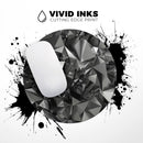 Black 3D Diamond Surface// WaterProof Rubber Foam Backed Anti-Slip Mouse Pad for Home Work Office or Gaming Computer Desk