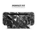 Black 3D Diamond Surface // Skin Decal Wrap Kit for Nintendo Switch Console & Dock, Joy-Cons, Pro Controller, Lite, 3DS XL, 2DS XL, DSi, or Wii - Vinyl Skin Wrap for Nintendo Switch 2, OLED, Lite, Pro Controller, Wii & Classic Handhelds