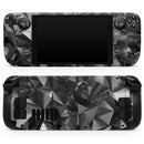 Black 3D Diamond Surface // Vinyl Skin Wrap for Steam Deck OLED & Steam Deck (LCD) — Soft Matte or Ultra Gloss