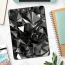 Black 3D Diamond Surface - Full Body Skin Decal for the Apple iPad Pro 12.9", 11", 10.5", 9.7", Air or Mini (All Models Available)