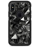 Black 3D Diamond Surface - iPhone X OtterBox Case & Skin Kits