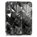 Black 3D Diamond Surface  - Protective Skin Wrap & Decal – Compatible with iPhone SE to iPhone 17 Pro Max (All Models)