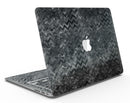 Black Basic Watercolor Chevron Pattern - MacBook Air Skin Kit