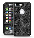 Black Basic Watercolor Chevron Pattern - iPhone 7 Plus/8 Plus OtterBox Case & Skin Kits