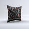 Black Bullet Bundle Ink-Fuzed Decorative Throw Pillow