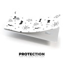 Black Doodles with Lightining - Premium Protective Decal Skin-Kit for the Apple Credit Card