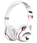 Black Doodles with Lightining Full-Body Skin Kit for the Beats by Dre Solo 3 Wireless Headphones