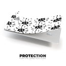 Black Floral Pedals with Clear Cacking - Premium Protective Decal Skin-Kit for the Apple Credit Card