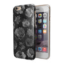 Black Floral Succulents iPhone 6/6s or 6/6s Plus 2-Piece Hybrid INK-Fuzed Case