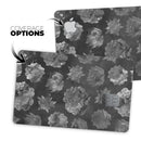 Black Floral Succulents - Premium Protective Decal Skin-Kit for the Apple Credit Card