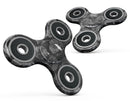 Black Floral Succulents Full-Body Fidget Spinner Skin-Kit