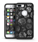 Black Floral Succulents - iPhone 7 or 7 Plus Commuter Case Skin Kit