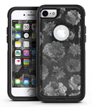 Black Floral Succulents - iPhone 7 or 7 Plus Commuter Case Skin Kit