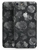 Black Floral Succulents - Skin-kit for the iPhone 8 or 8 Plus