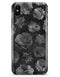 Black Floral Succulents - iPhone X Clipit Case