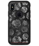 Black Floral Succulents - iPhone X OtterBox Case & Skin Kits