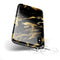 Black & Gold Marble Swirl V11 - iPhone X Swappable Hybrid Case