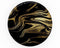 Black & Gold Marble Swirl V7 - Skin Kit for PopSockets and other Smartphone Extendable Grips & Stands