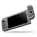 Black Gradient Layered Chevron // Skin Decal Wrap Kit for Nintendo Switch Console & Dock, Joy-Cons, Pro Controller, Lite, 3DS XL, 2DS XL, DSi, or Wii - Vinyl Skin Wrap for Nintendo Switch 2, OLED, Lite, Pro Controller, Wii & Classic Handhelds