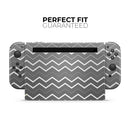 Black Gradient Layered Chevron // Skin Decal Wrap Kit for Nintendo Switch Console & Dock, Joy-Cons, Pro Controller, Lite, 3DS XL, 2DS XL, DSi, or Wii - Vinyl Skin Wrap for Nintendo Switch 2, OLED, Lite, Pro Controller, Wii & Classic Handhelds