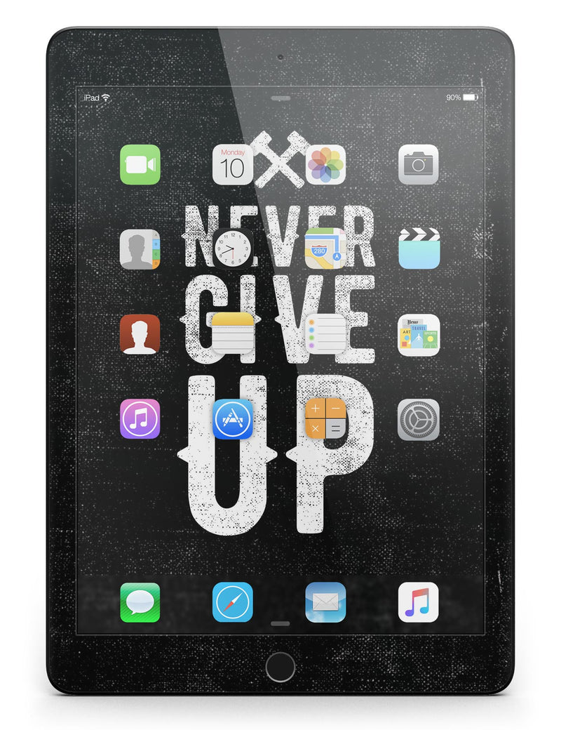 Black Hammered Never Give Up - iPad Pro 97 - View 8.jpg