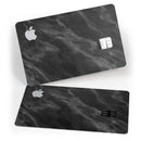 Black Marble Surface - Premium Protective Decal Skin-Kit for the Apple Credit Card
