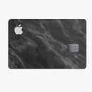 Black Marble Surface - Premium Protective Decal Skin-Kit for the Apple Credit Card