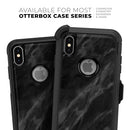 Black Marble Surface - Skin Kit for the iPhone OtterBox Cases