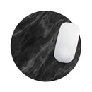 Black Marble Surface// WaterProof Rubber Foam Backed Anti-Slip Mouse Pad for Home Work Office or Gaming Computer Desk