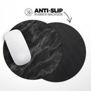 Black Marble Surface// WaterProof Rubber Foam Backed Anti-Slip Mouse Pad for Home Work Office or Gaming Computer Desk