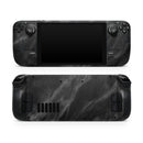 Black Marble Surface // Vinyl Skin Wrap for Steam Deck OLED & Steam Deck (LCD) — Soft Matte or Ultra Gloss