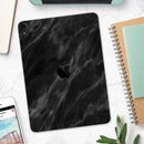 Black Marble Surface - Full Body Skin Decal for the Apple iPad Pro 12.9", 11", 10.5", 9.7", Air or Mini (All Models Available)