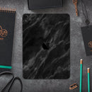 Black Marble Surface - Full Body Skin Decal for the Apple iPad Pro 12.9", 11", 10.5", 9.7", Air or Mini (All Models Available)