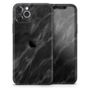 Black Marble Surface  - Protective Skin Wrap & Decal – Compatible with iPhone SE to iPhone 17 Pro Max (All Models)