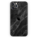 Black Marble Surface  - Protective Skin Wrap & Decal – Compatible with iPhone SE to iPhone 17 Pro Max (All Models)