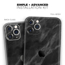 Black Marble Surface  - Protective Skin Wrap & Decal – Compatible with iPhone SE to iPhone 17 Pro Max (All Models)