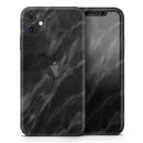 Black Marble Surface  - Protective Skin Wrap & Decal – Compatible with iPhone SE to iPhone 17 Pro Max (All Models)