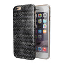 Black Multi Watercolor Chevron iPhone 6/6s or 6/6s Plus 2-Piece Hybrid INK-Fuzed Case