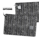 Black Multi Watercolor Chevron - Premium Protective Decal Skin-Kit for the Apple Credit Card