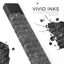 Black Multi Watercolor Chevron - Premium Decal Protective Skin-Wrap Sticker compatible with the Juul Labs vaping device