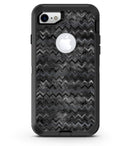 Black Multi Watercolor Chevron - iPhone 7 or 8 OtterBox Case & Skin Kits
