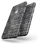 Black Multi Watercolor Chevron - Skin-kit for the iPhone 8 or 8 Plus
