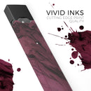 Black & Pink Marble Swirl V1 - Premium Decal Protective Skin-Wrap Sticker compatible with the Juul Labs vaping device