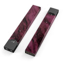Black & Pink Marble Swirl V1 - Premium Decal Protective Skin-Wrap Sticker compatible with the Juul Labs vaping device