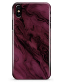 Black & Pink Marble Swirl V1 - iPhone X Clipit Case