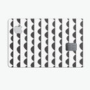 Black Rolling Hills with Tiny Polka Dots - Premium Protective Decal Skin-Kit for the Apple Credit Card