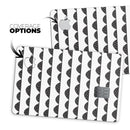 Black Rolling Hills with Tiny Polka Dots - Premium Protective Decal Skin-Kit for the Apple Credit Card