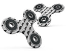 Black Rolling Hills with Tiny Polka Dots Full-Body Fidget Spinner Skin-Kit