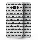 Black Rolling Hills with Tiny Polka Dots - Samsung Galaxy S8 Full-Body Skin Kit